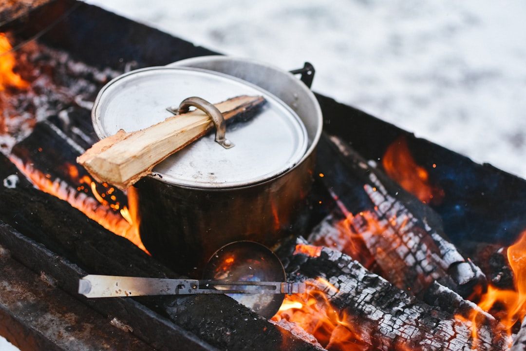 Photo Campfire cooking